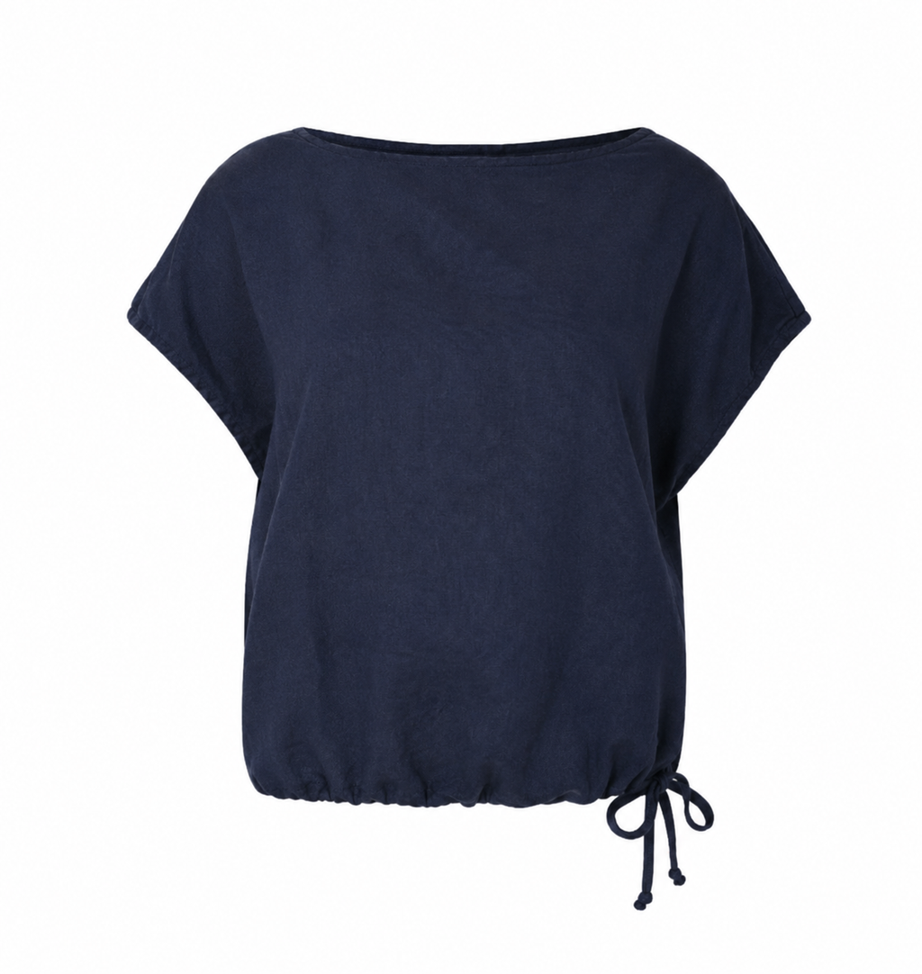 Navy Bloom Shirt
