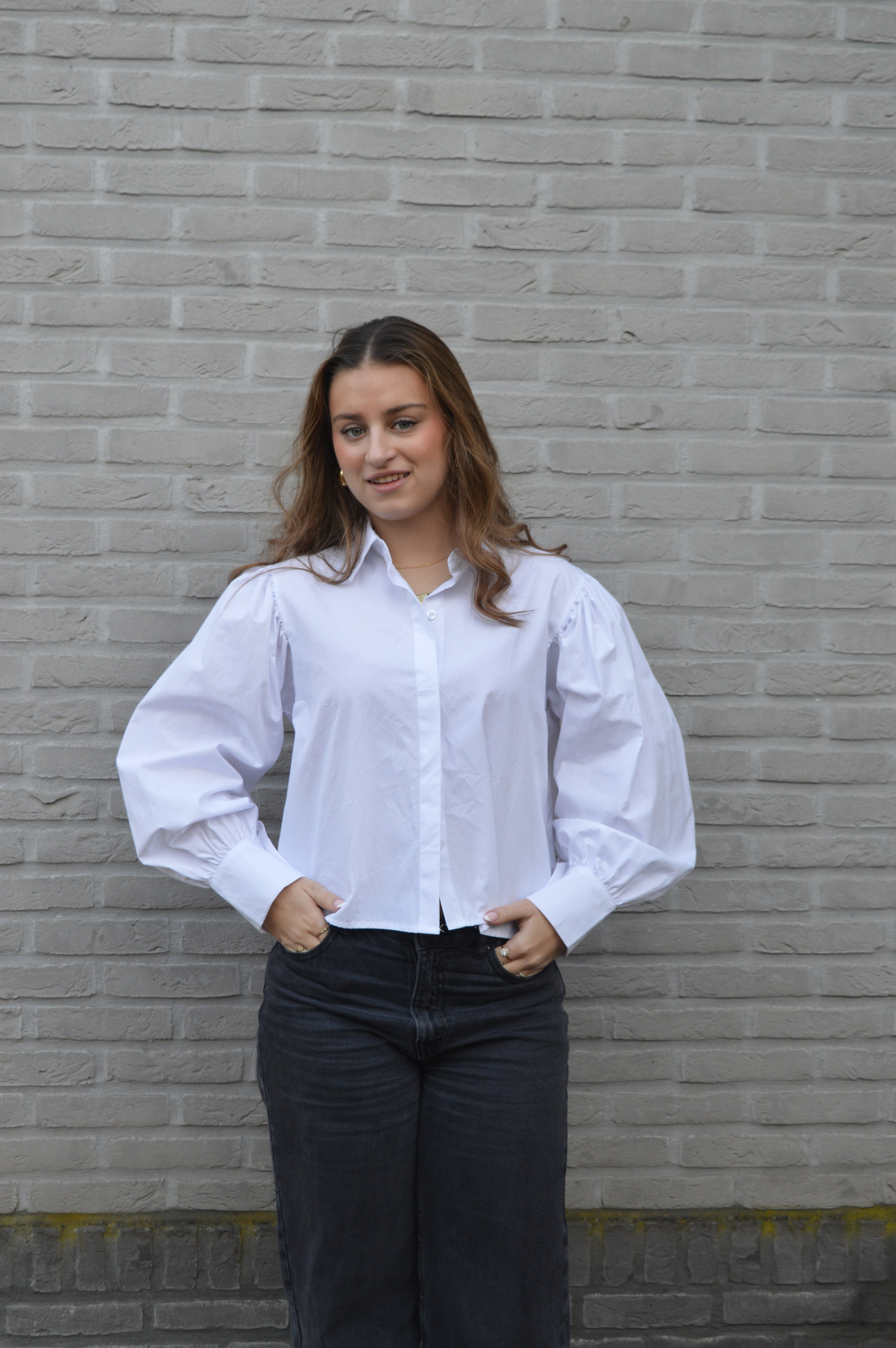 Poofy Crystal Blouse