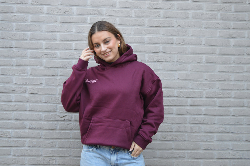 Oversized Red Heart Hoodie