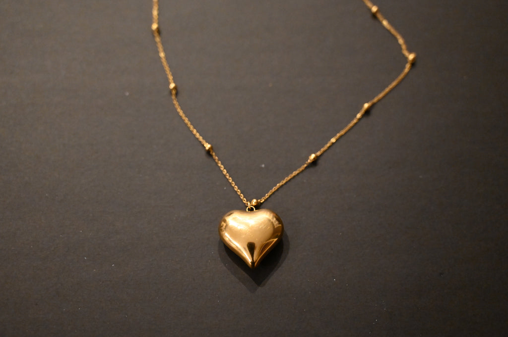 Long Heart Necklace