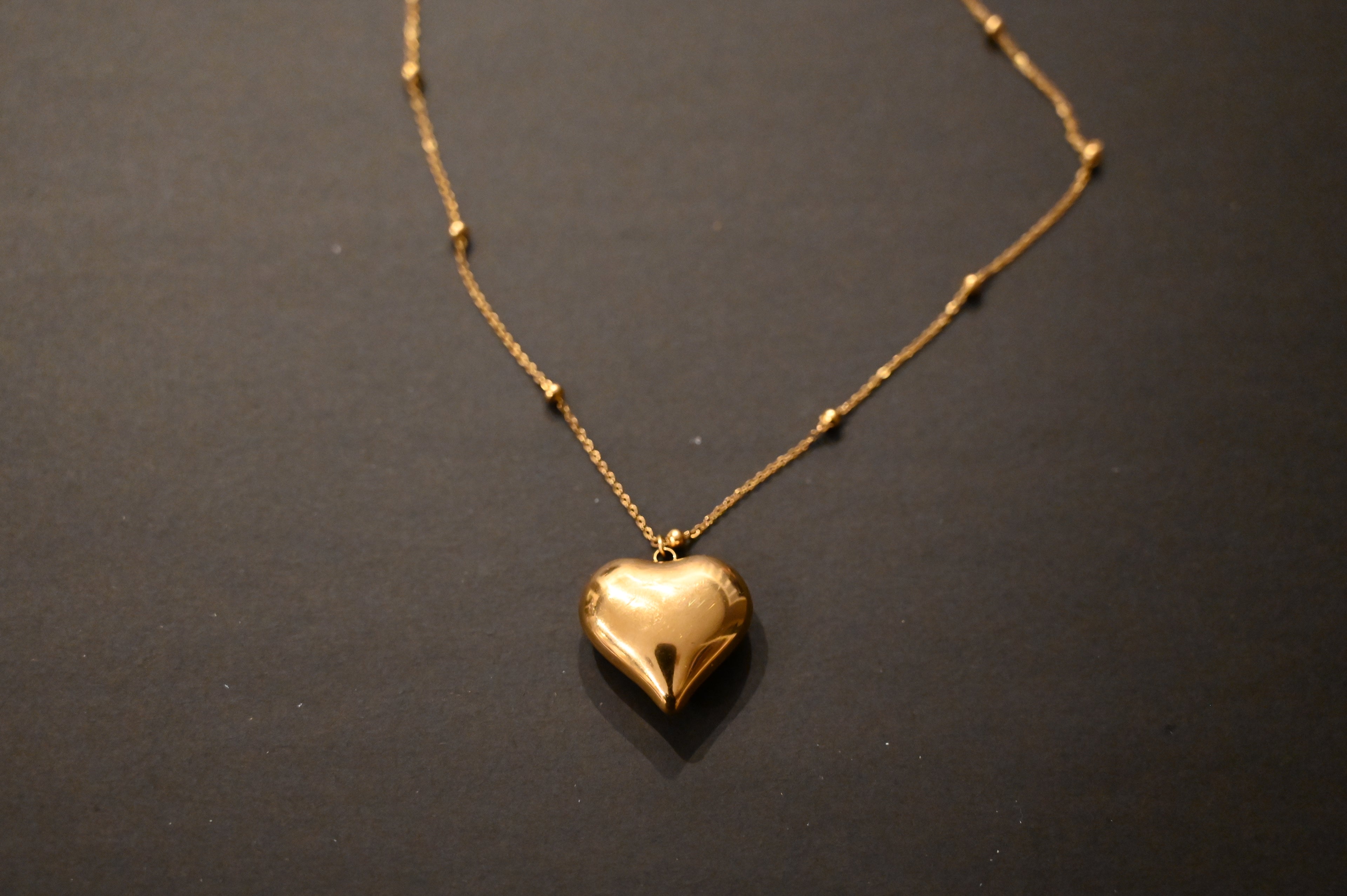 Long Heart Necklace