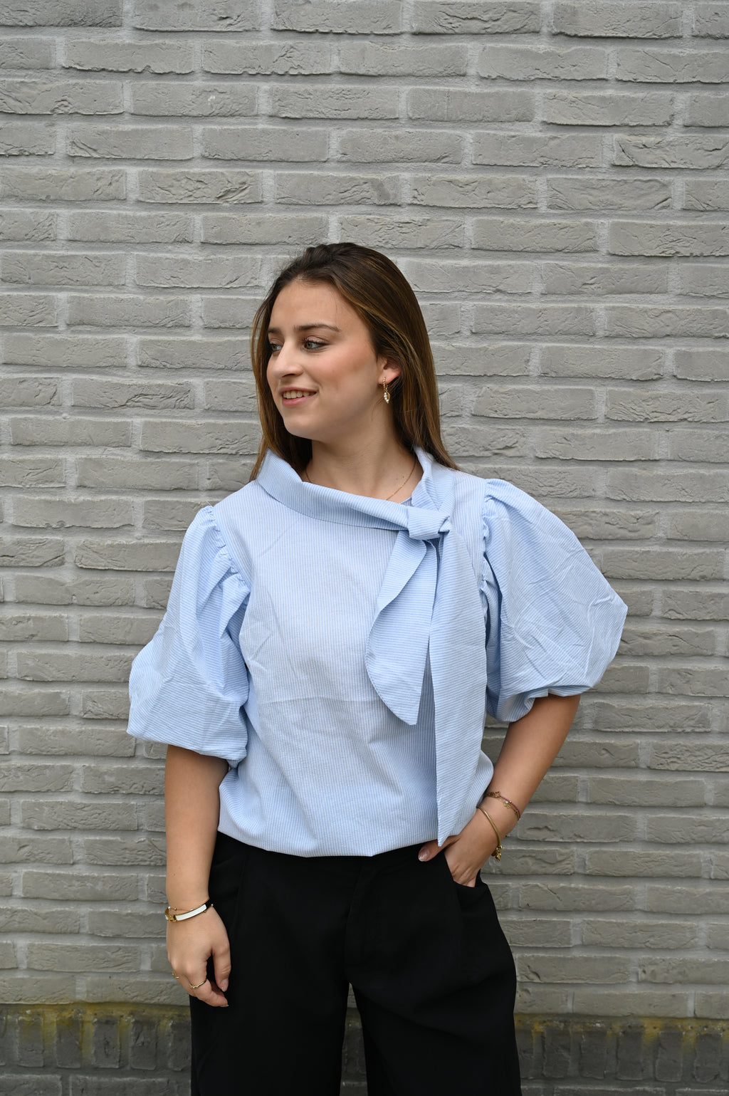 Knotted Stripe Top
