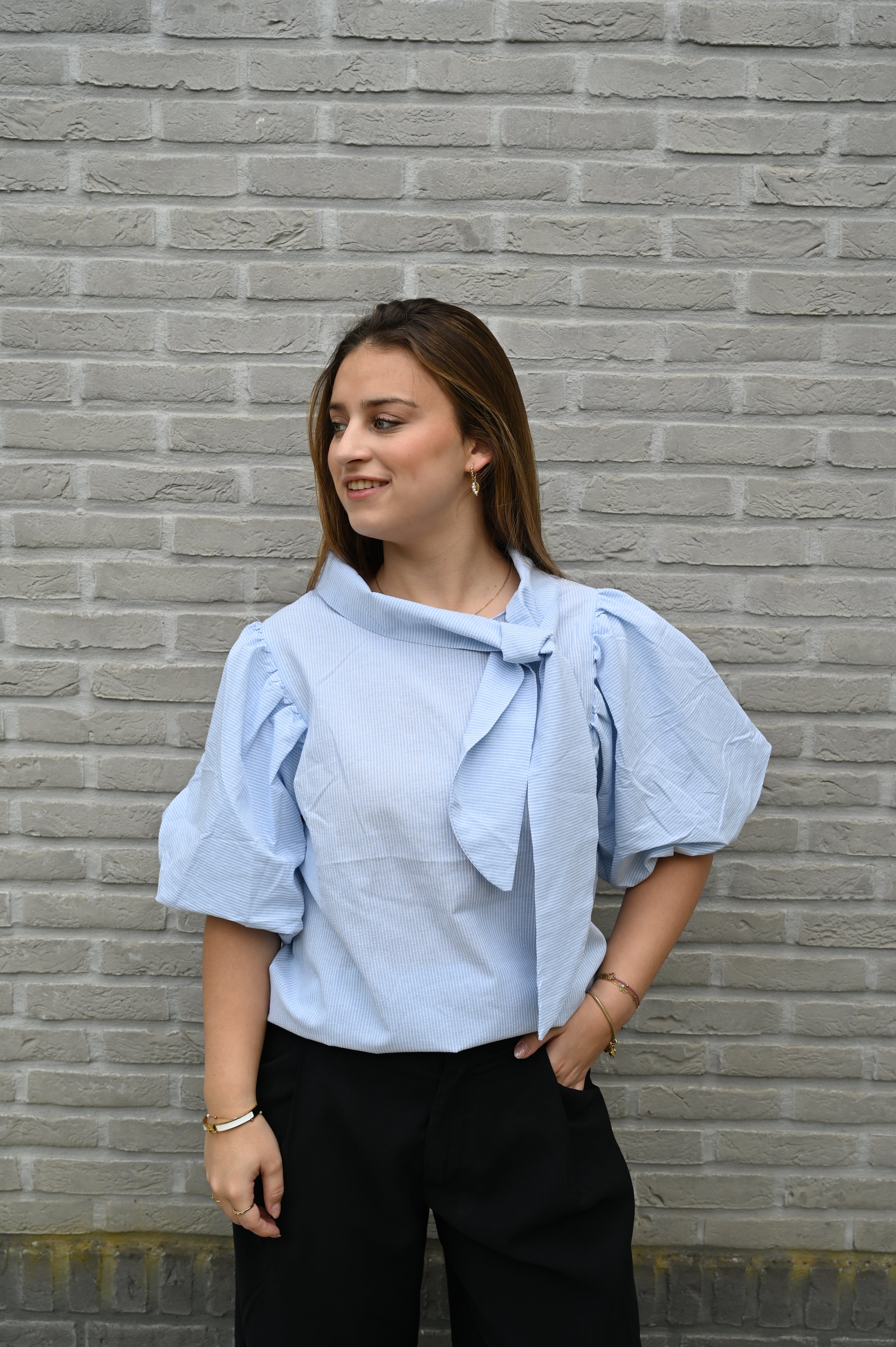 Knotted Stripe Top