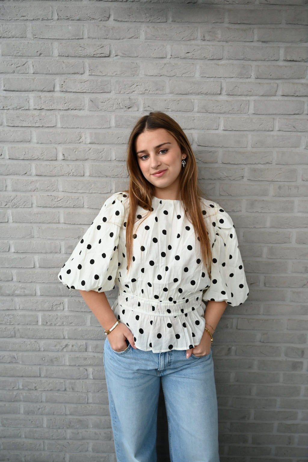 Polka Dot Blouse