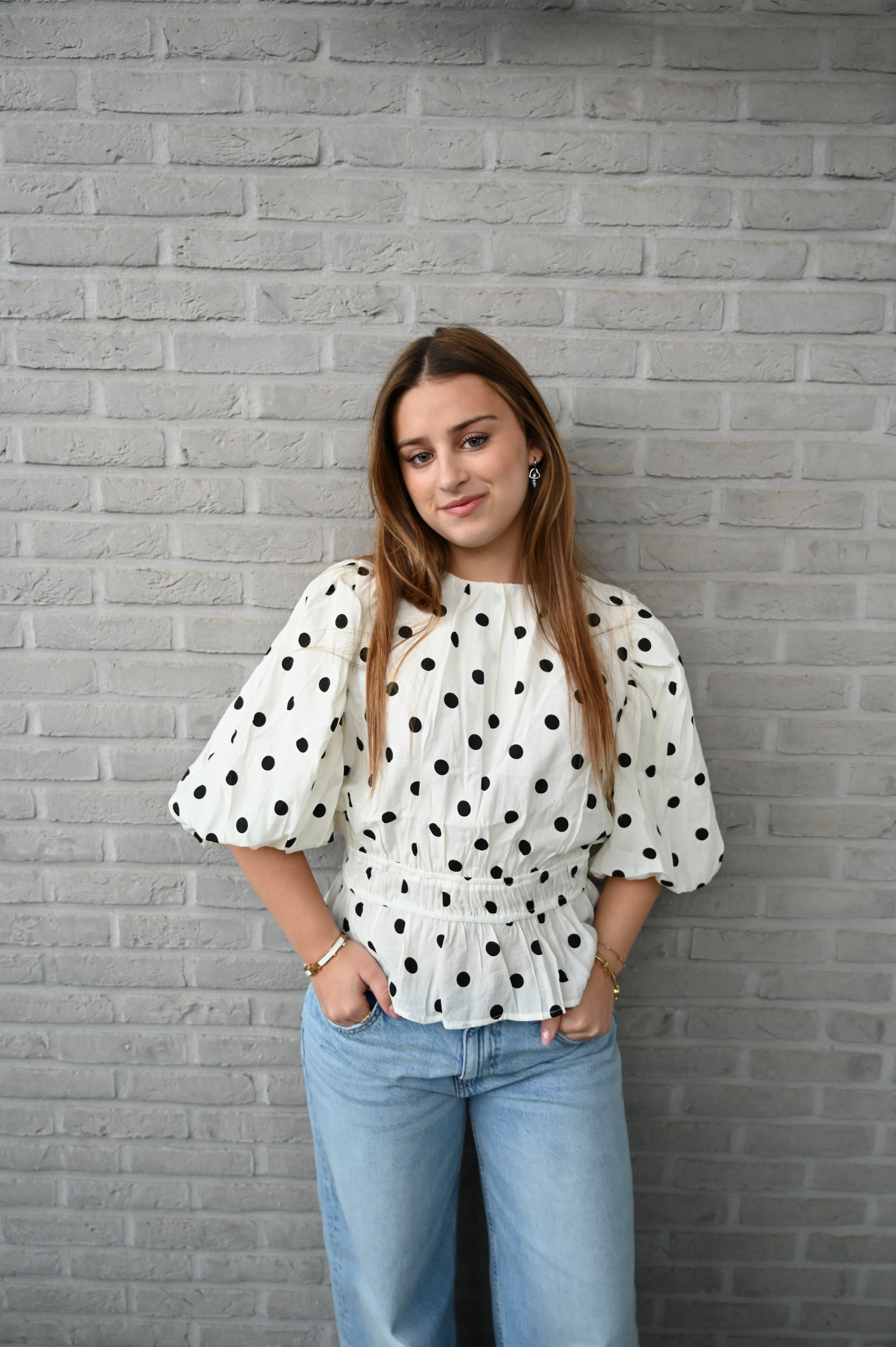 Polka Dot Blouse