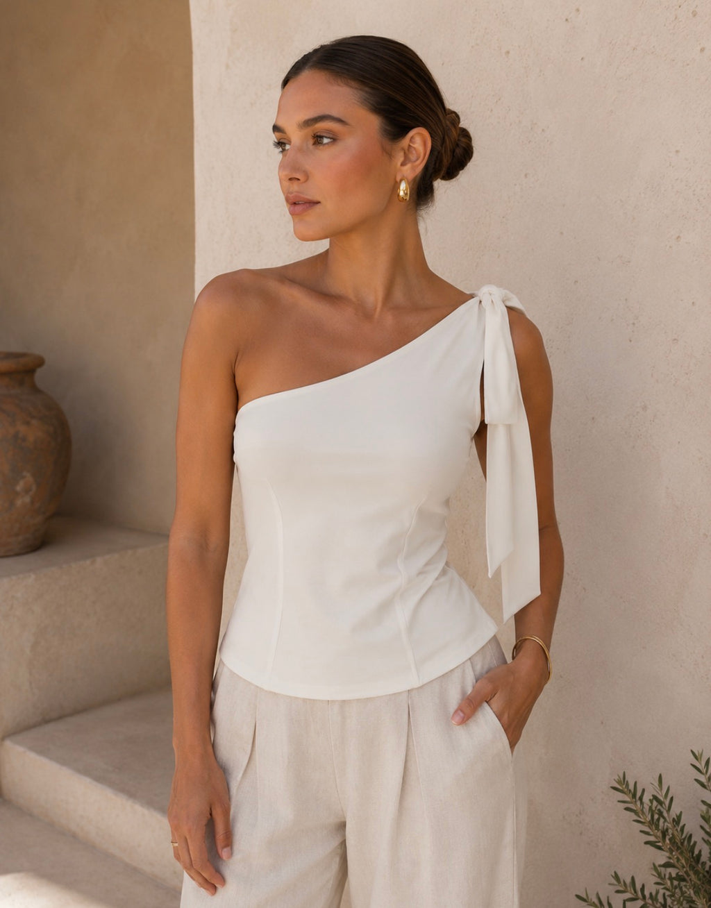 Bow Off Shoulder Top